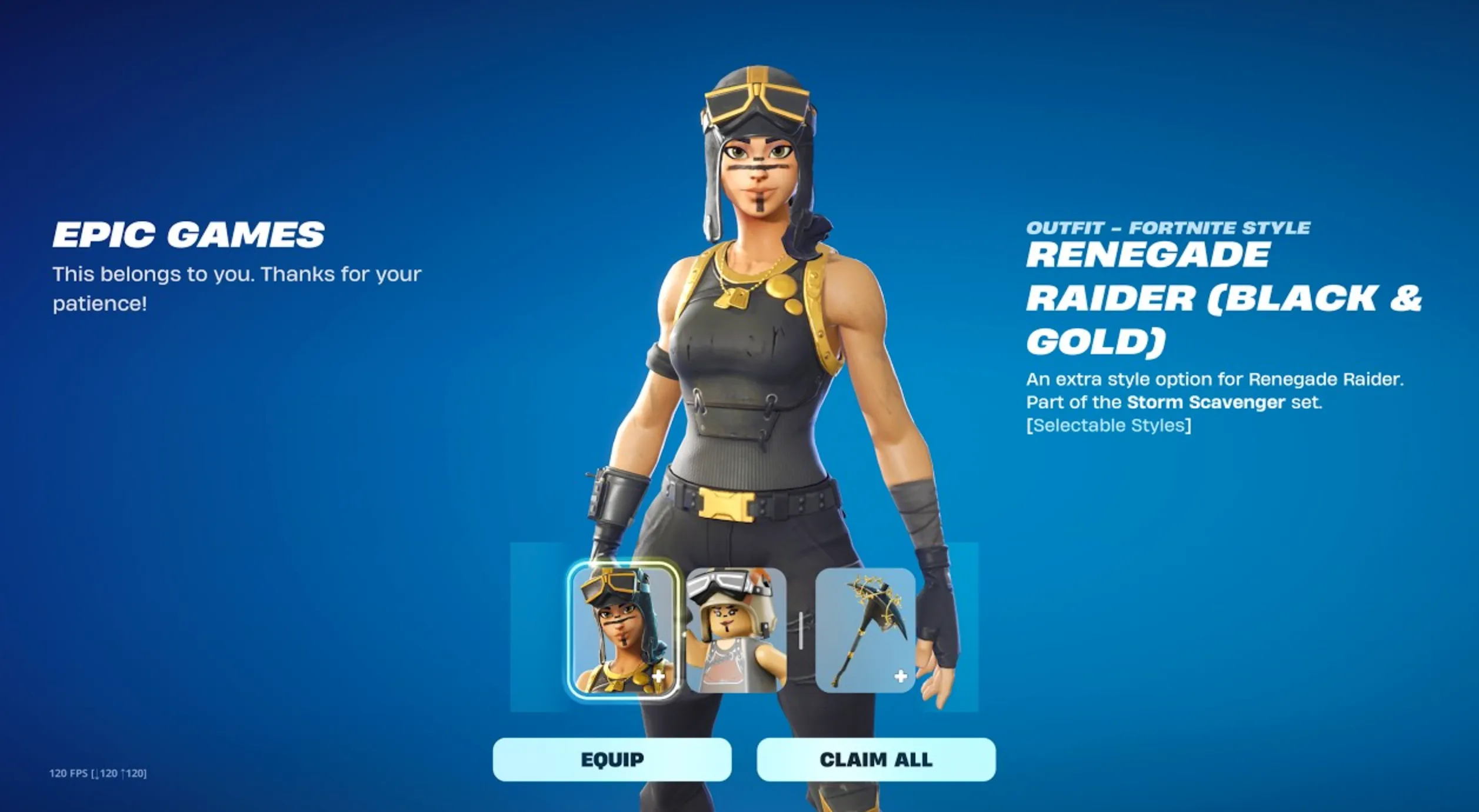 Renegade Raider og style